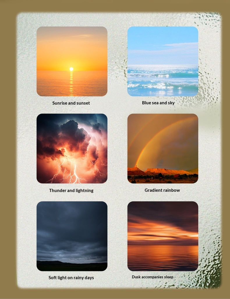 Sunrise Wake-Up Light – 10 Light Modes, Clock & Ambient Lamp